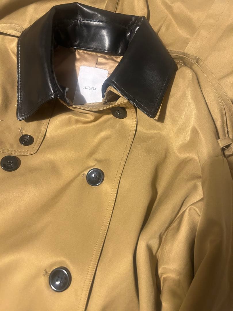 【新品即発送】AJUGA.★2WAYボリュームトレンチコート