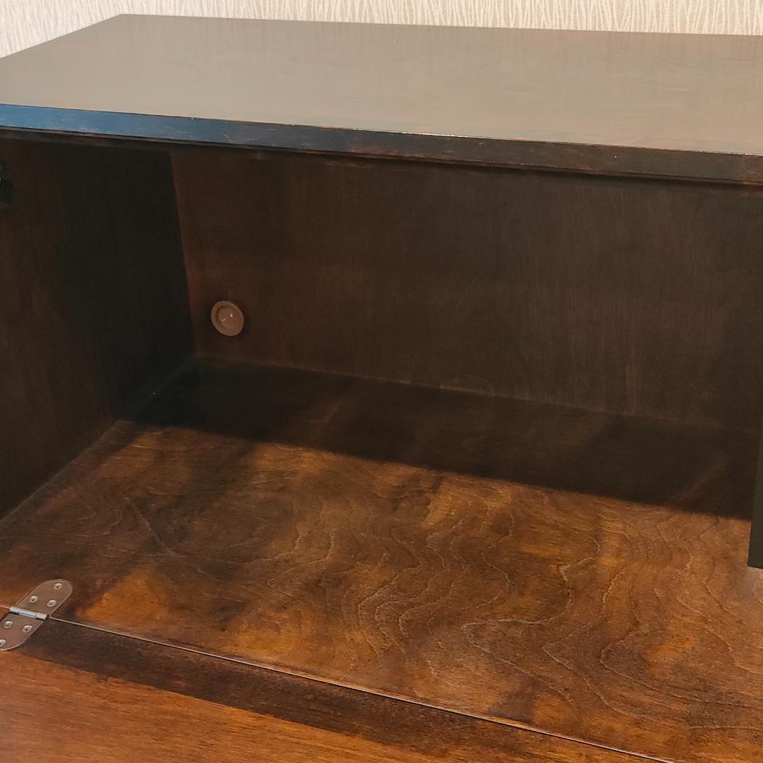 〈美品〉勇峰工芸　ライディングビュロー　デスク　樺材