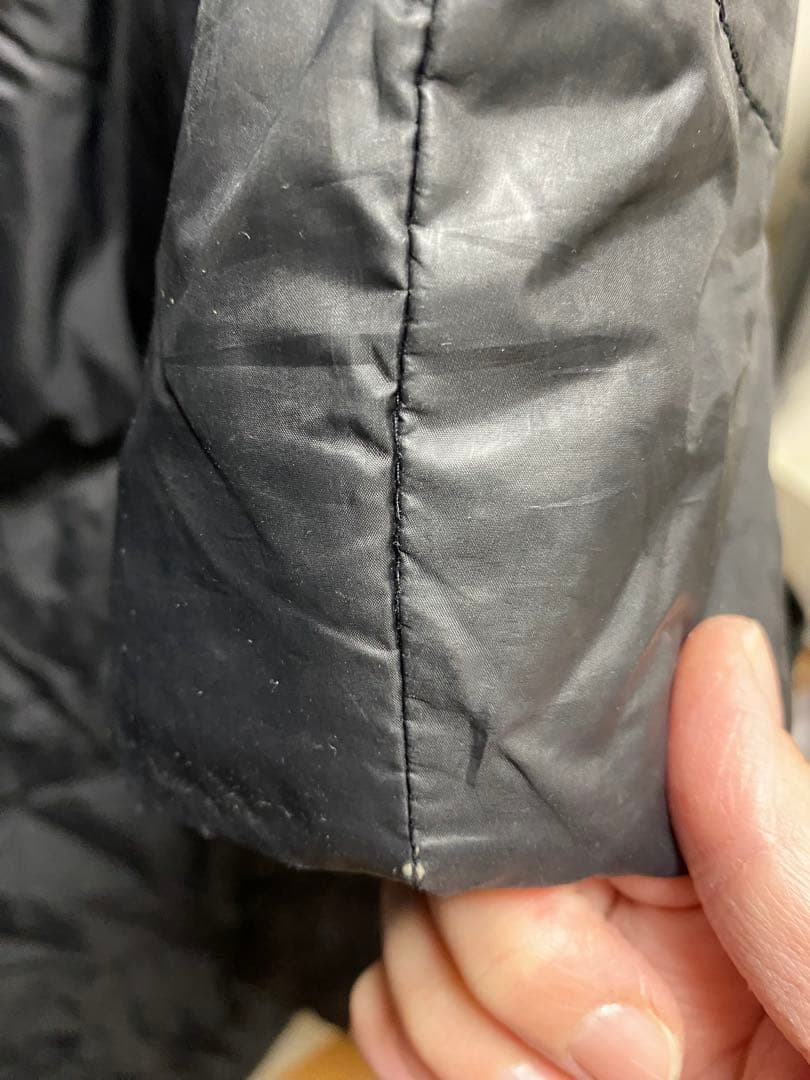 SVOLME フード付きロングベンチコート