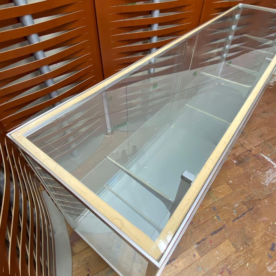 【引取限定】ガラスショーケース コレクションケース NISSIN 店舗什器 良品