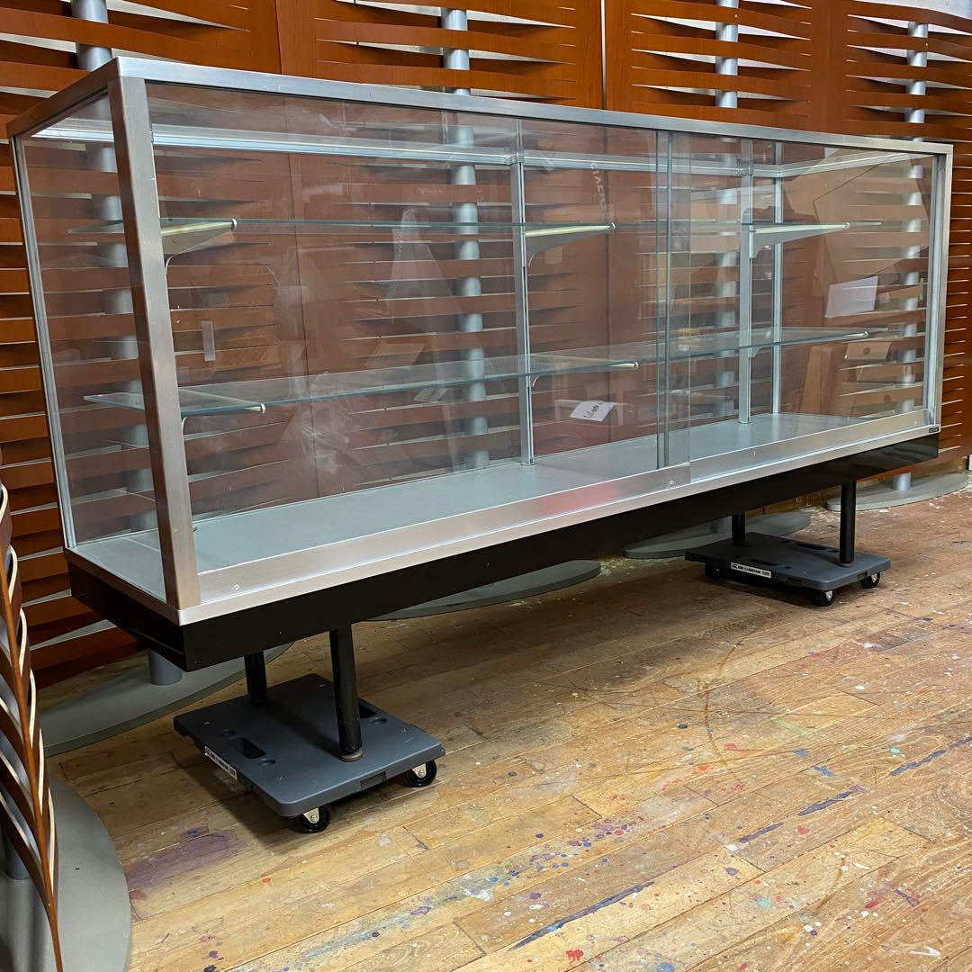 【引取限定】ガラスショーケース コレクションケース NISSIN 店舗什器 良品