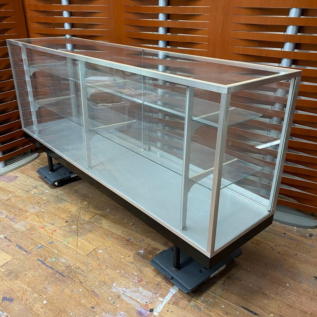 【引取限定】ガラスショーケース コレクションケース NISSIN 店舗什器 良品