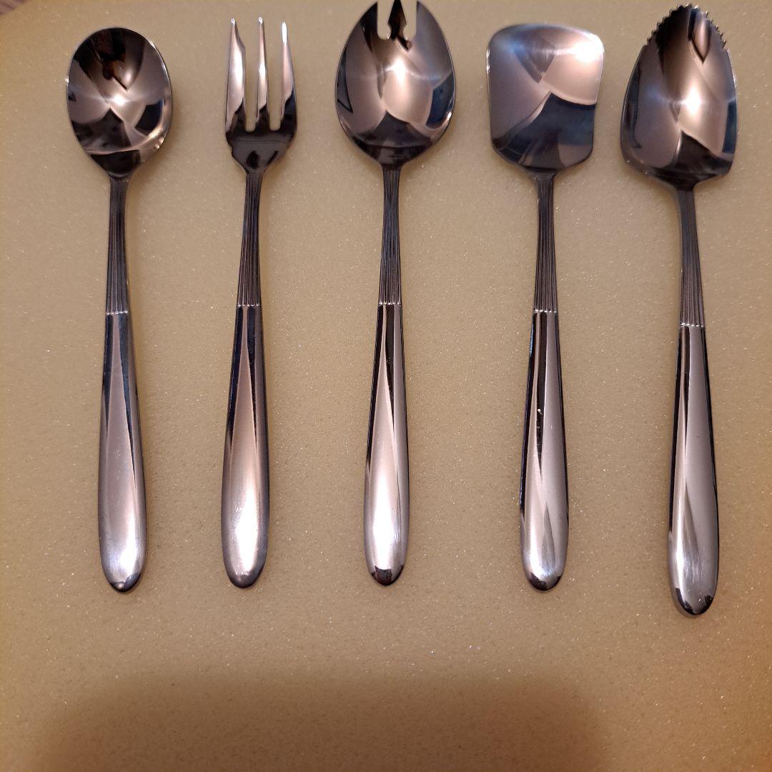 マーシャン 18-10 ステンレス カトラリー 47本セット