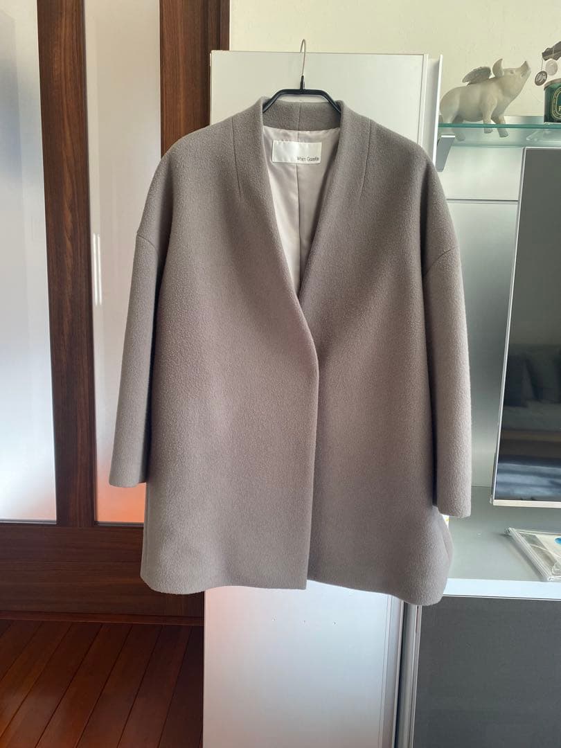 Whim Gazette グレー ハーフコート