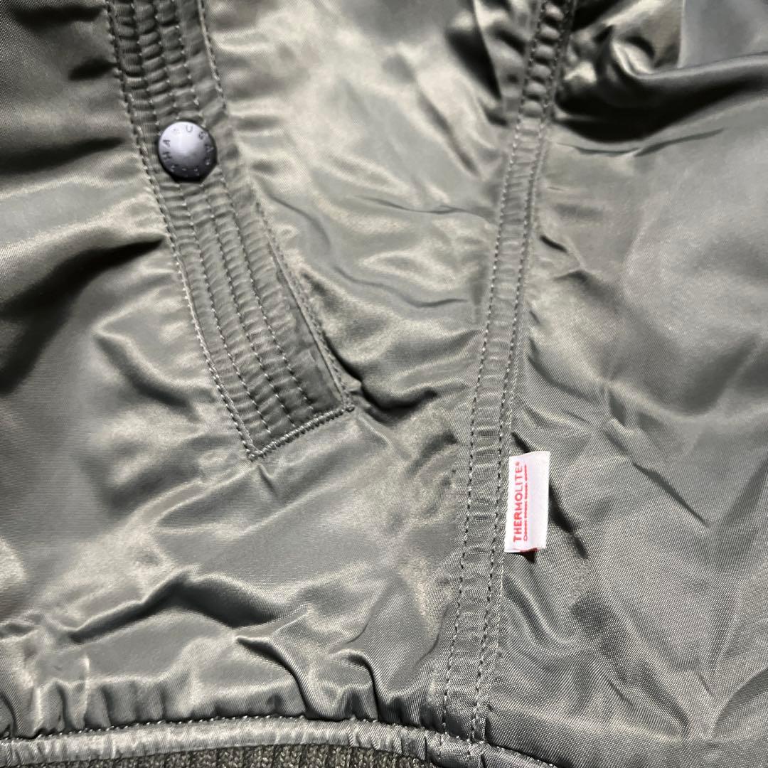 ALPHA INDUSTRIES フード付　ジャケット　ma-1 L