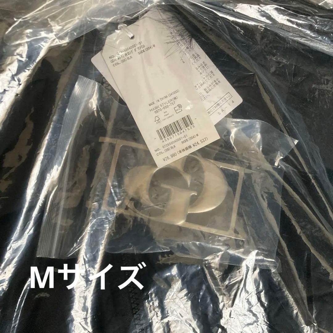 GYDA新品未使用タグ付きM サイズ　GDベルト付きロングダウンコート/ブラック