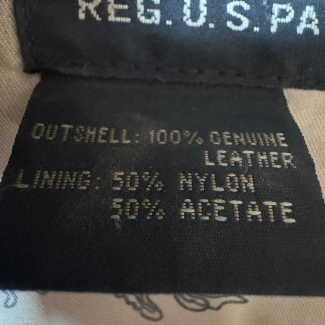 AVIREX G-1 A-2 レザーフライトジャケット 黒 本革 7823