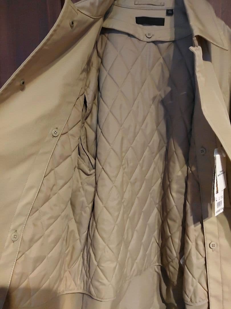 UNIQLO　ステンカラーコート ライナー付き　新品　 Lサイズ