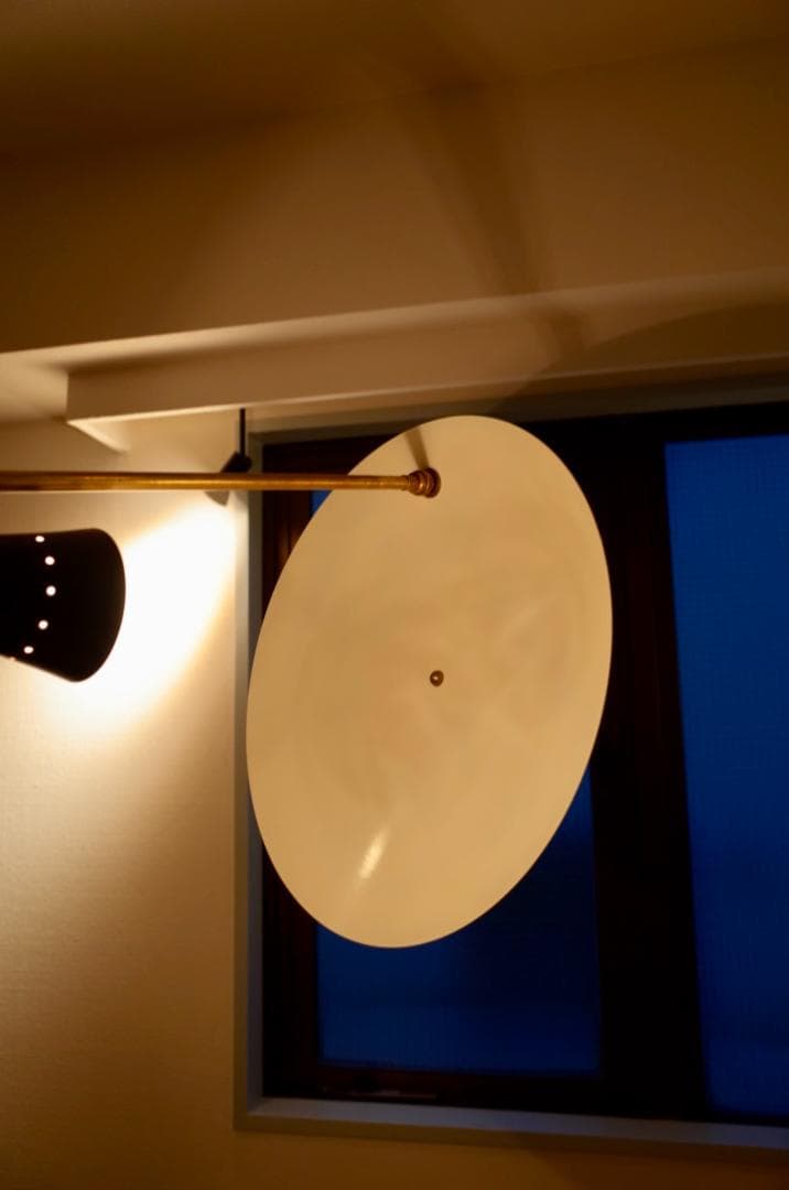 ミッドセンチュリー スティルノボ シャンデリア アンティーク イタリア 真鍮