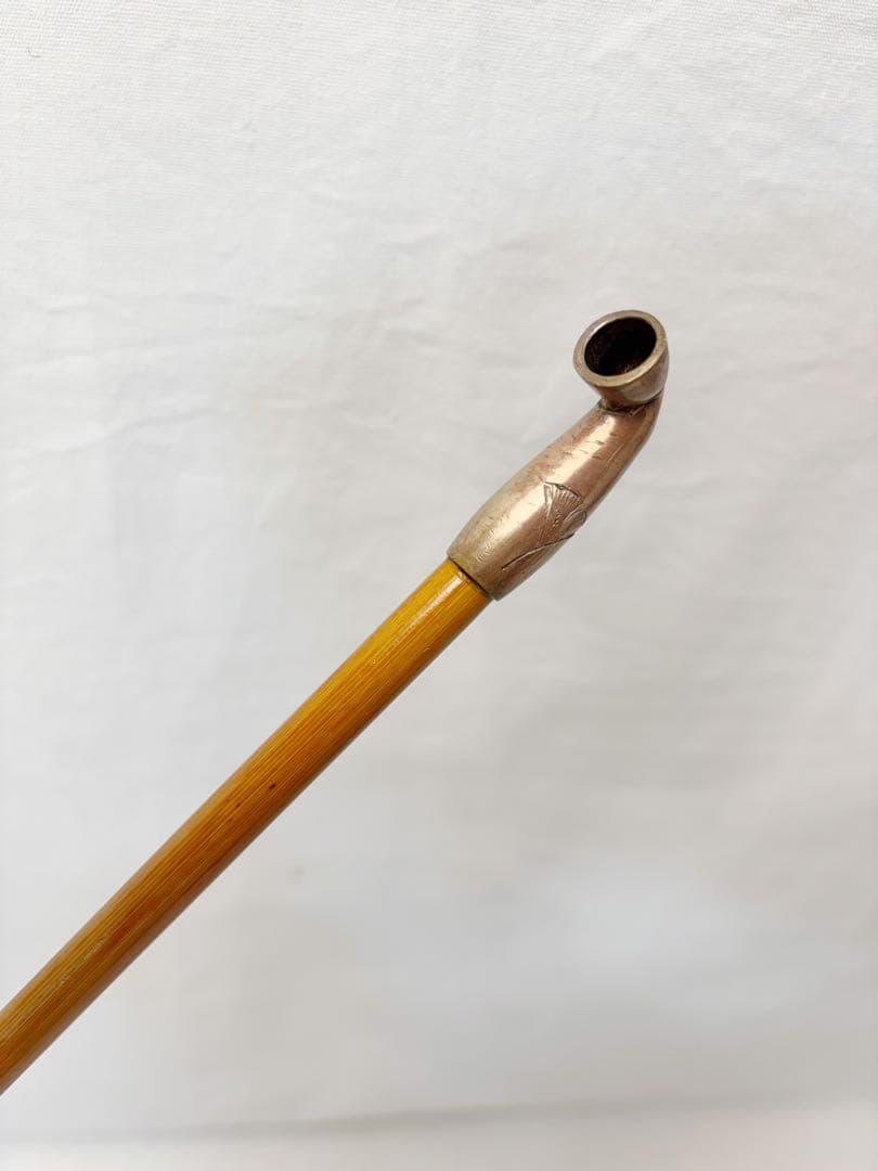 未使用 茶道具三代田原一斎作 鵬雲斉好 手付莨盆 崇白造 火入黒柿八角銀杏莨入