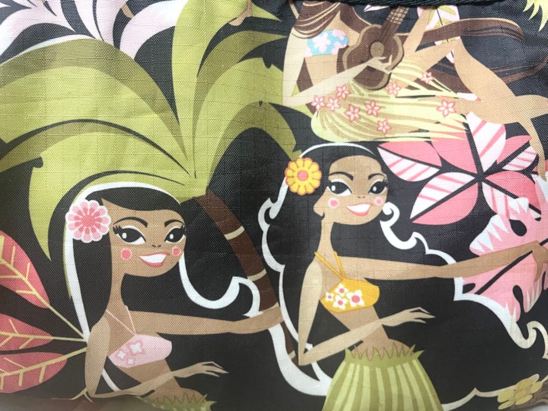 ハワイ限定　レスポートサック　 ボストン　ワヒネフラ柄 旅行用バッグ　ポーチ