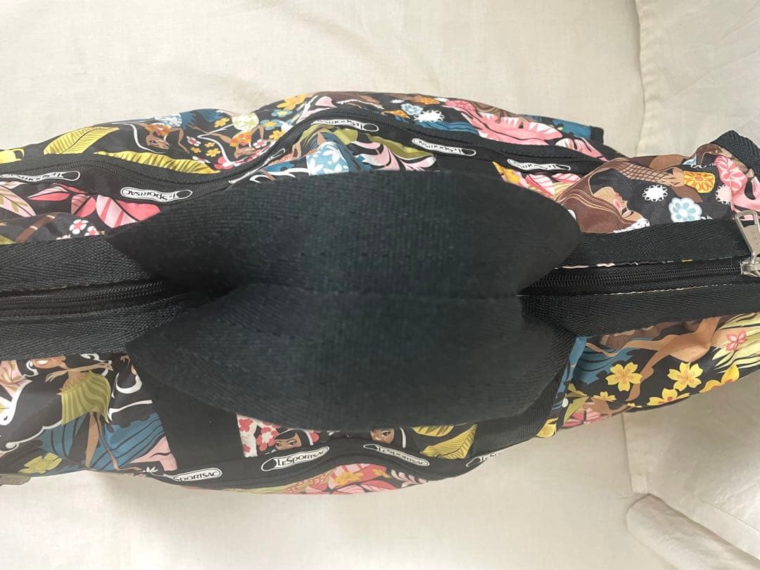 ハワイ限定　レスポートサック　 ボストン　ワヒネフラ柄 旅行用バッグ　ポーチ