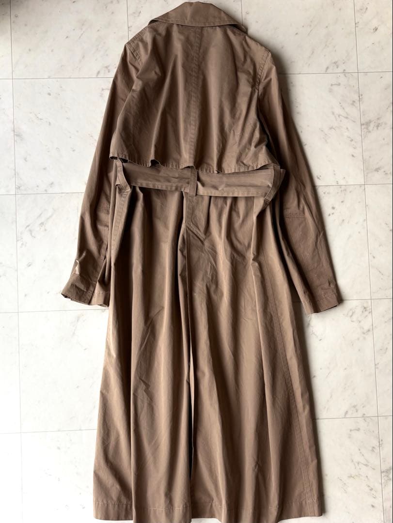 美品 CYCLAS 定価19万 綿100% ベルト付 トレンチコート シクラス