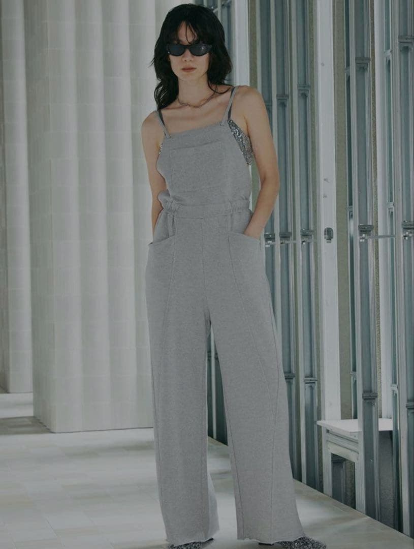 ameri アメリSWEAT EASY ROMPERS