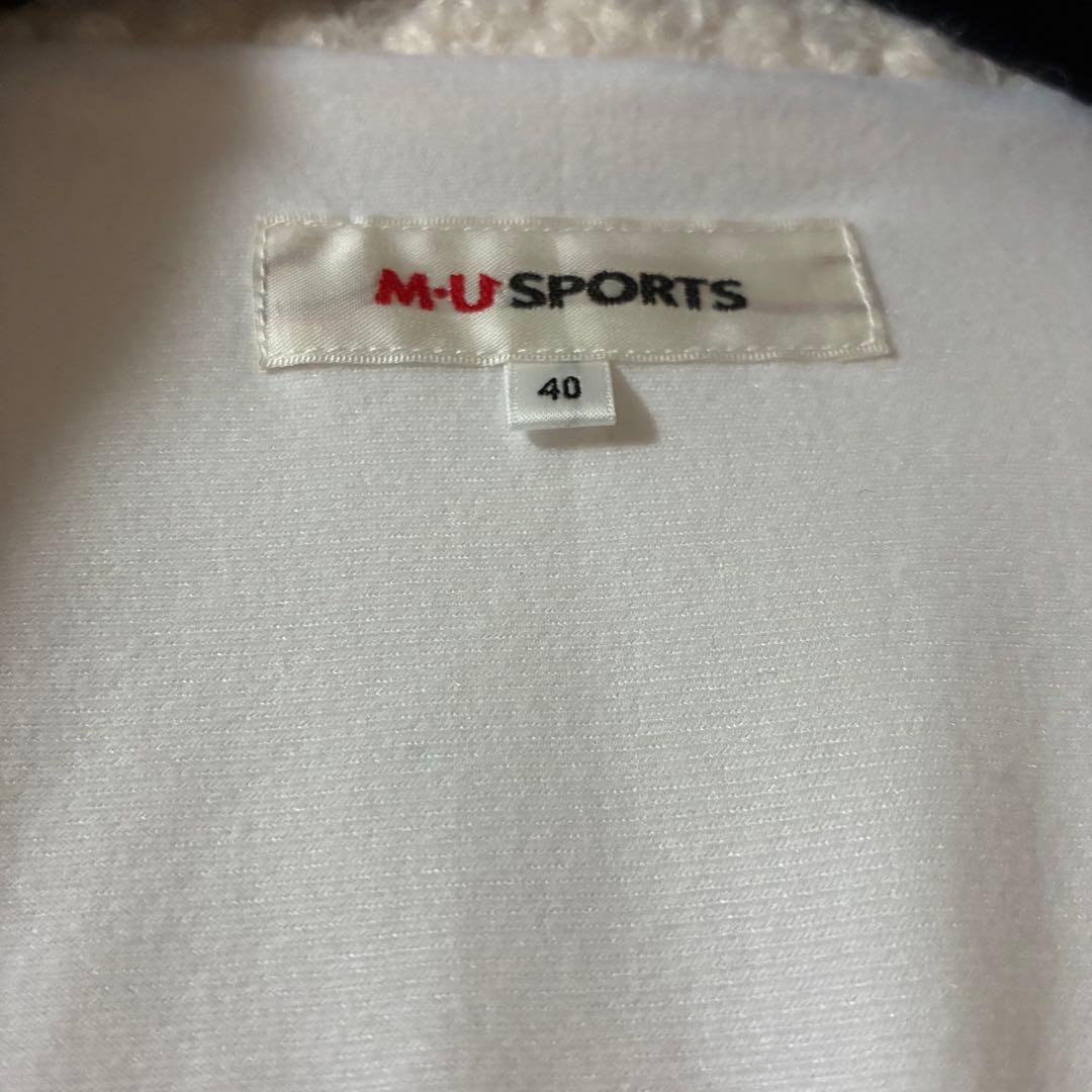 m.u sports ミエコウエサコ中綿ワンピース　ロングベストジレ40 ゴルフ