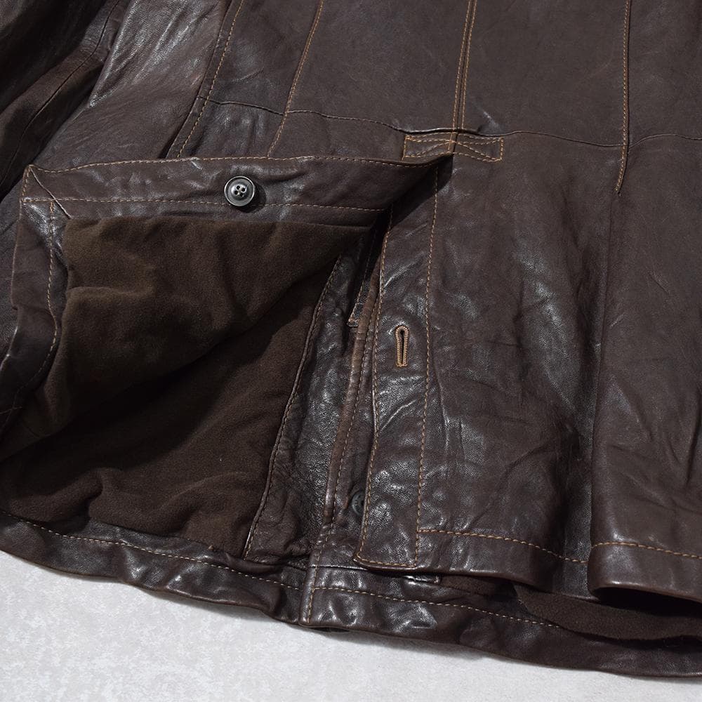 MARCELLO PAMPALONI M-65 バッファローレザージャケット
