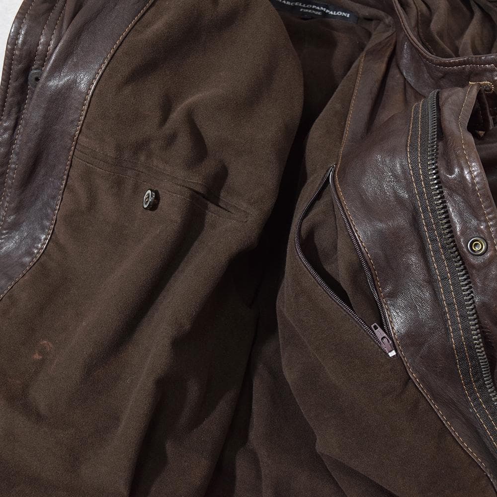 MARCELLO PAMPALONI M-65 バッファローレザージャケット