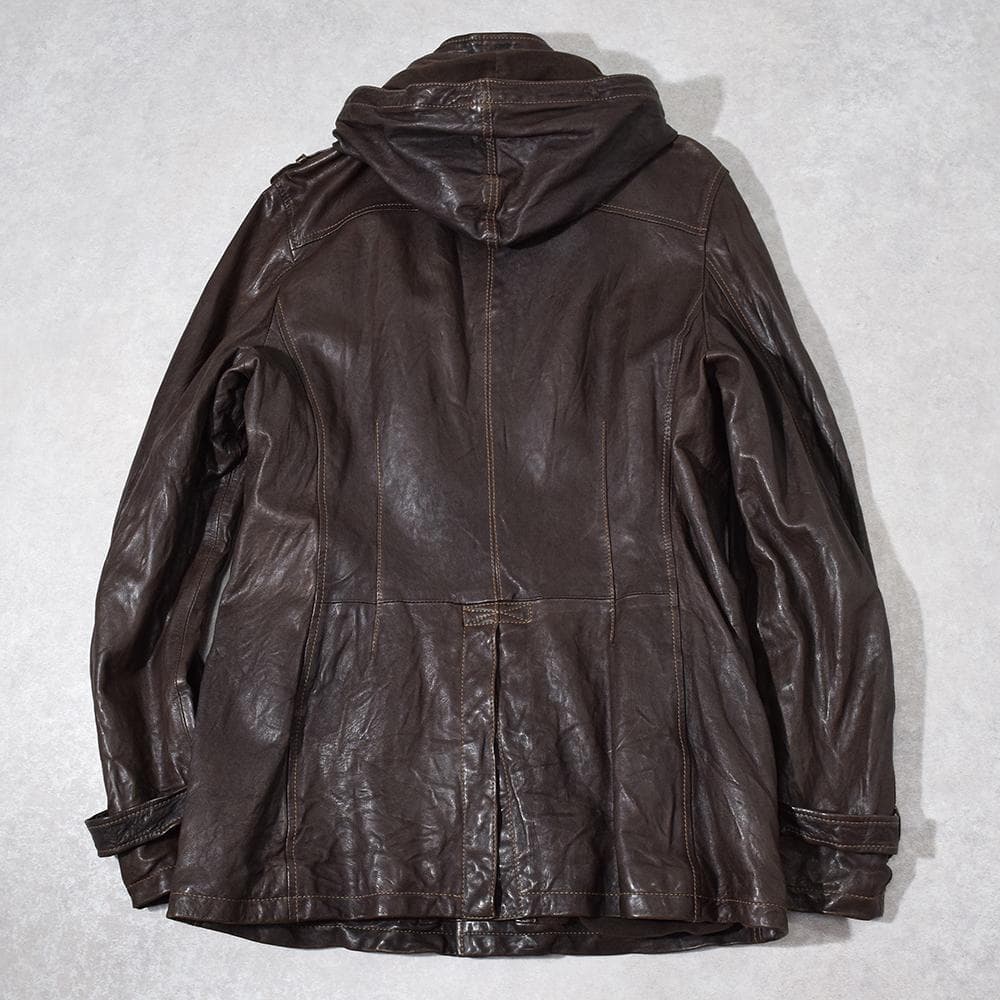 MARCELLO PAMPALONI M-65 バッファローレザージャケット