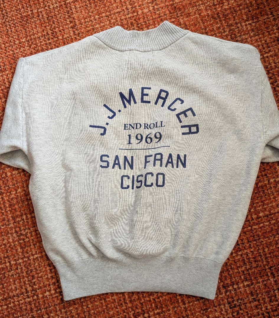 本日削スピックアンドスパンJ.J.Mercer　別注 Vネックプルオーバーグレー