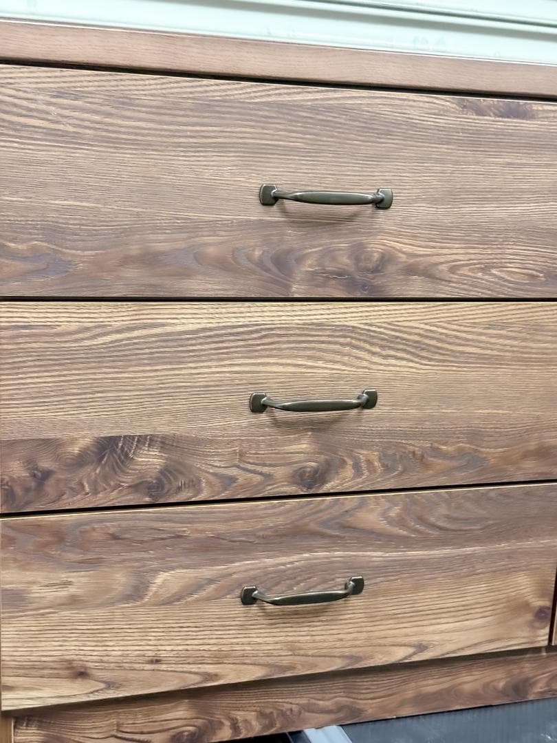 LOWYA ローチェスト 6段 幅121.5cm 木目調 中古美品