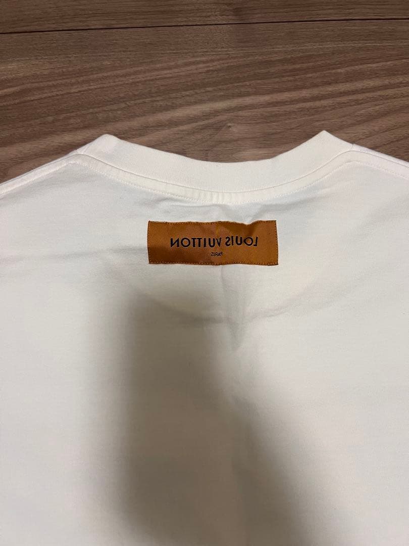 ルイヴィトン 22SS グラフィット ロゴプリントクルーネック 半袖　訳あり格安