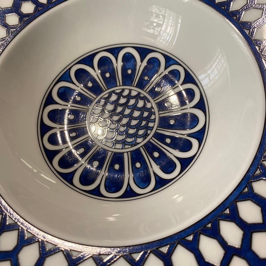 ブルーダイユール　エルメス　スープ　サラダ　ボウル　深皿　21センチ