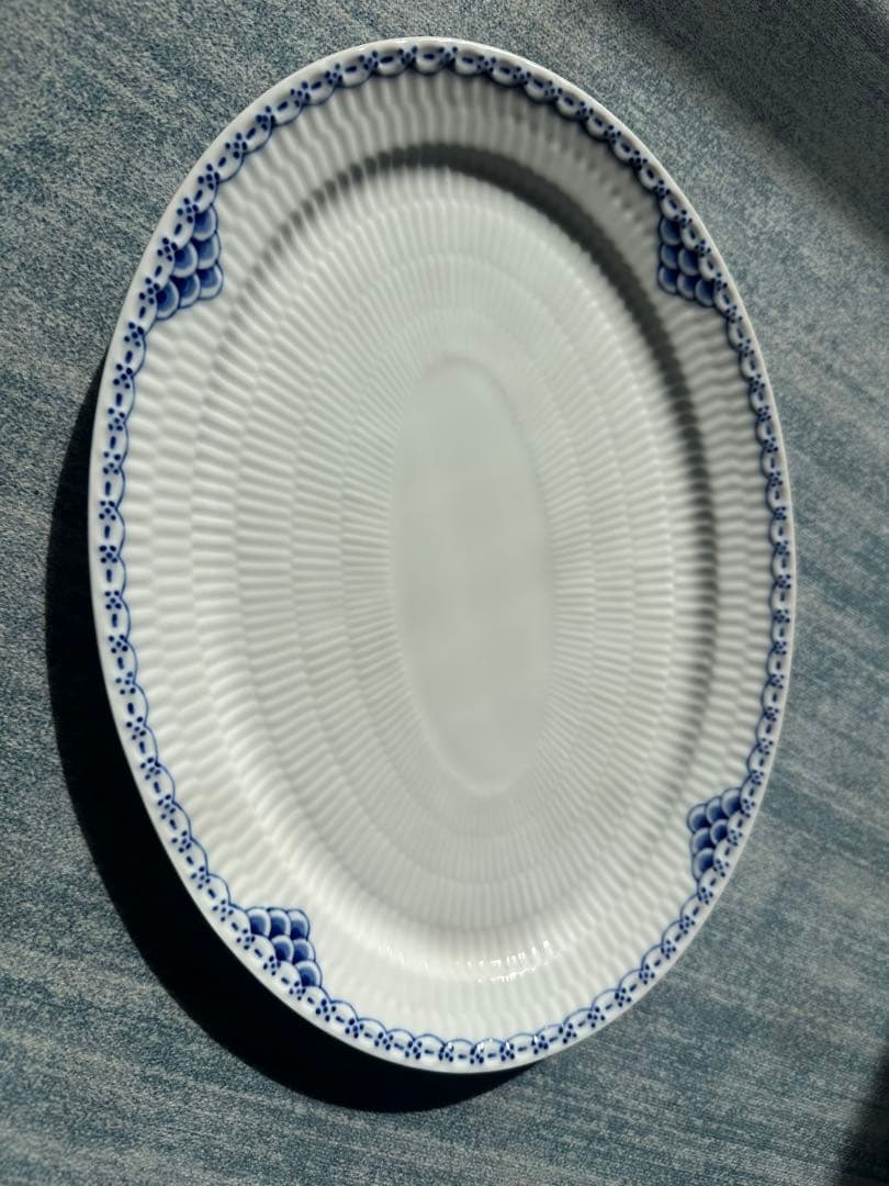 【新品未使用】ロイヤルコペンハーゲン　プリンセスオーバルディッシュ　28cm