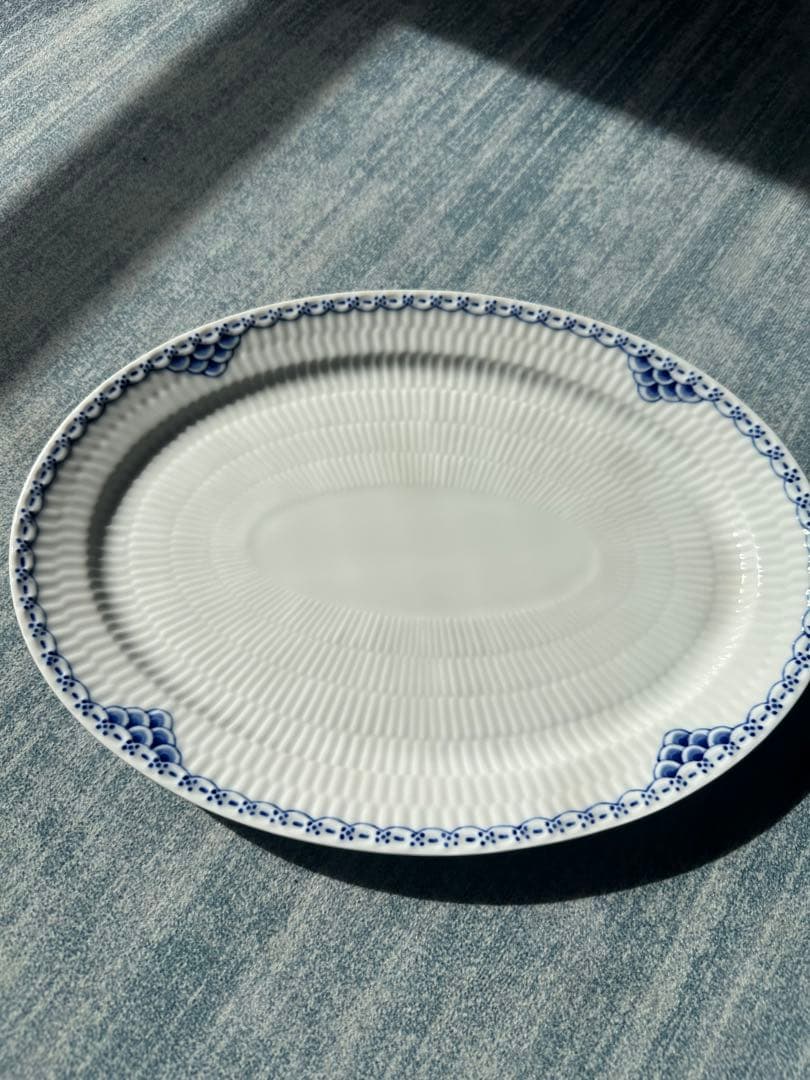 【新品未使用】ロイヤルコペンハーゲン　プリンセスオーバルディッシュ　28cm