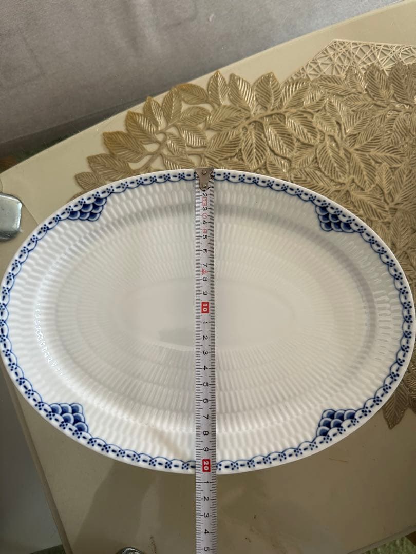 【新品未使用】ロイヤルコペンハーゲン　プリンセスオーバルディッシュ　28cm