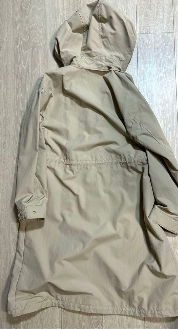 新品・未使用　フード2WAY モッズコート ベージュ