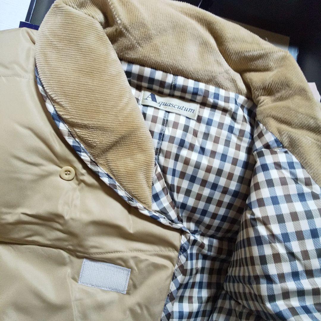 Aquascutumアクアスキュータムダウン肩当てペアセット新品