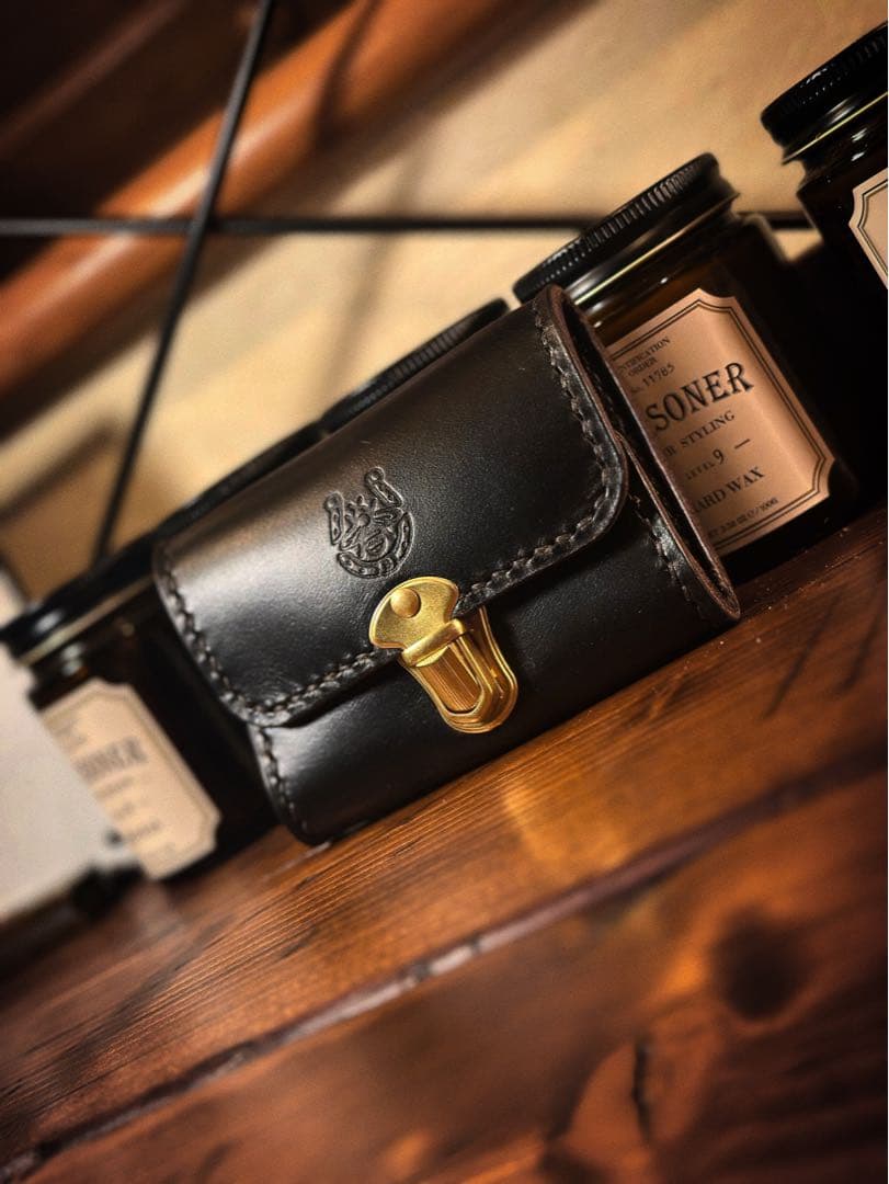 horween ホーウィン レザー財布 コンパクト クラシック ミニ財布 茶芯