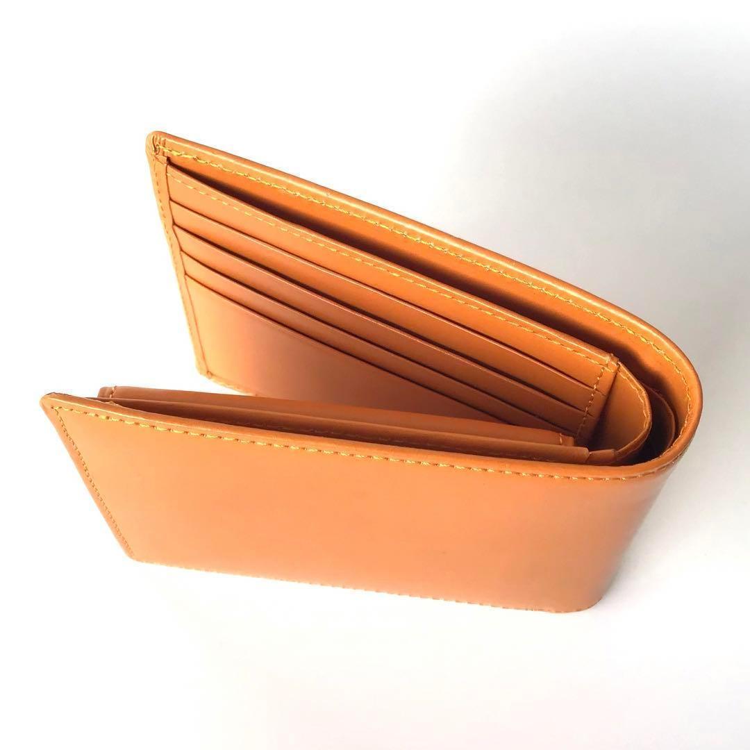 【新品】マーガレットハウエル✨ナチュラルタンニング 2つ折り財布 マスタード