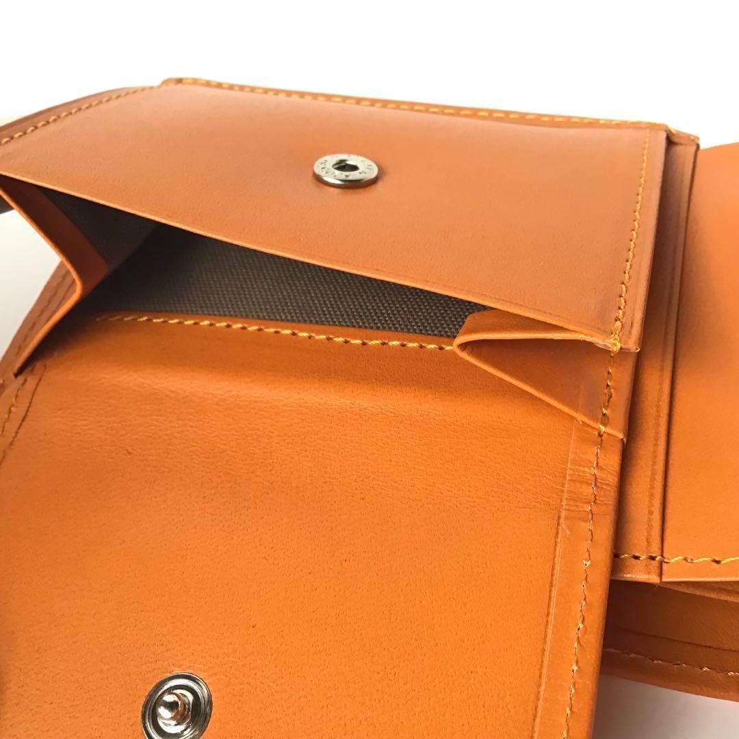 【新品】マーガレットハウエル✨ナチュラルタンニング 2つ折り財布 マスタード