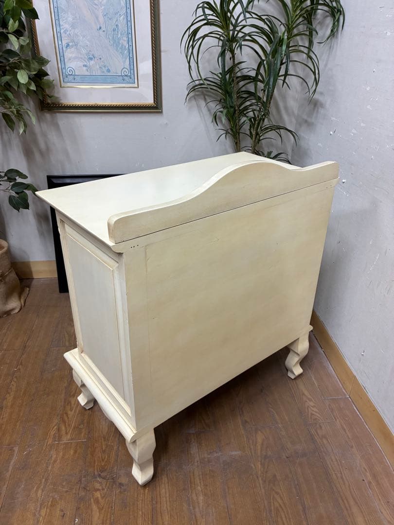 管439☆フレンチスタイル☆アンティーク調☆姫系☆3段チェスト