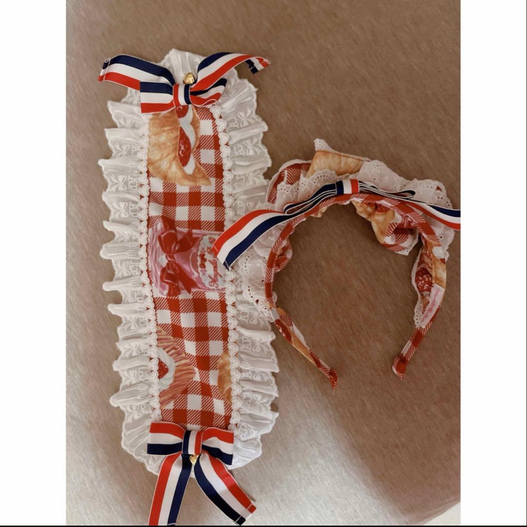 いちごBread Bekery Cafe スカート、ヘッドドレスセット