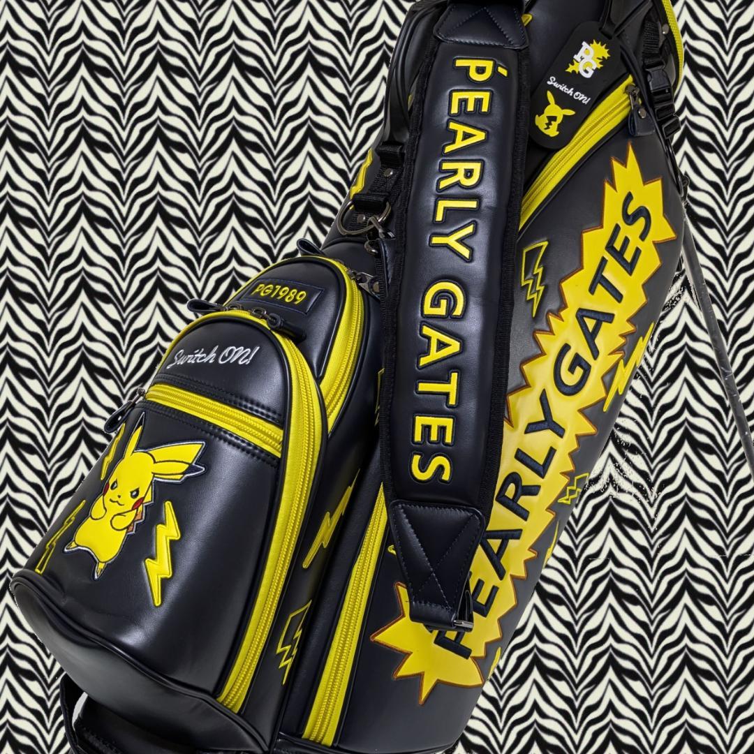パーリーゲイツ⚡ポケモン⚡ピカチュウ⚡スタンド式⚡キャディバッグ⚡PG1989