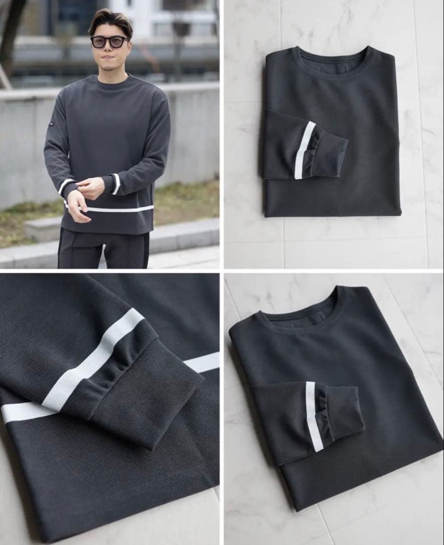 EUROKENVY 至高のミラノリブニットロングスリーブ ２枚セット