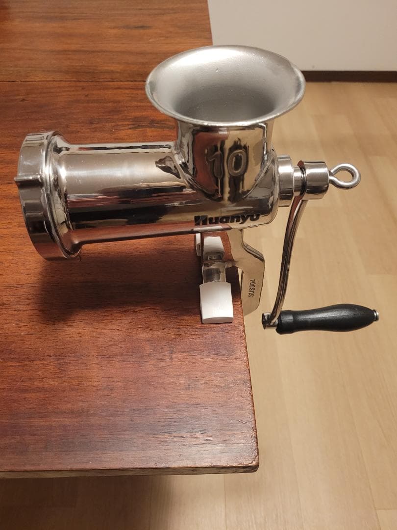 Huanyu ミンチ機 手動式ミンサー ミートチョッパー