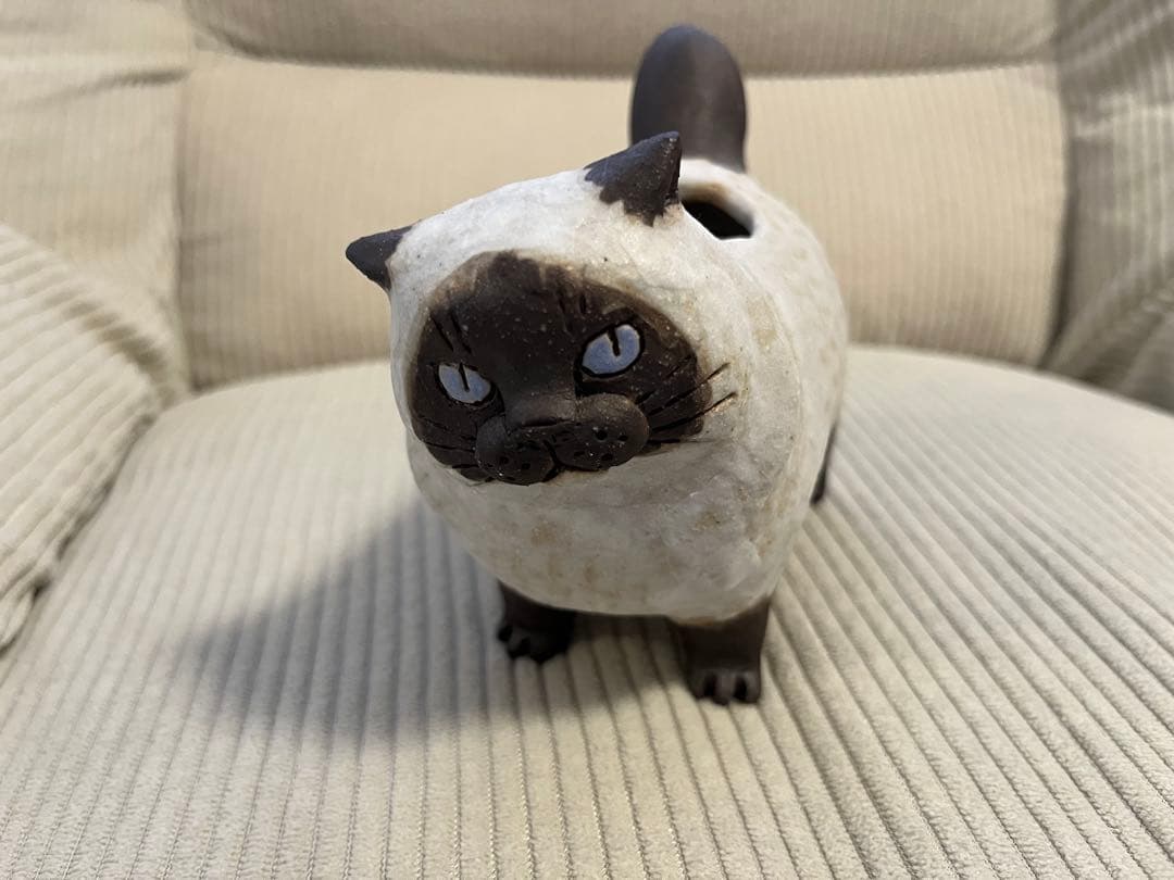 レア　かとうゆみ　猫の置物