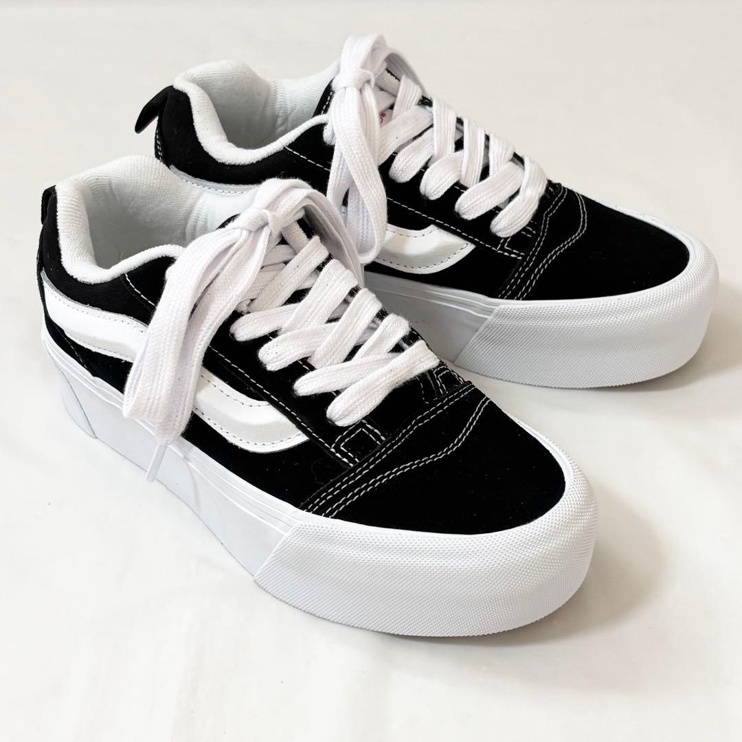 新品未使用✨VANS バンズ・KNU SKOOL ニュースクール 厚底 24cm