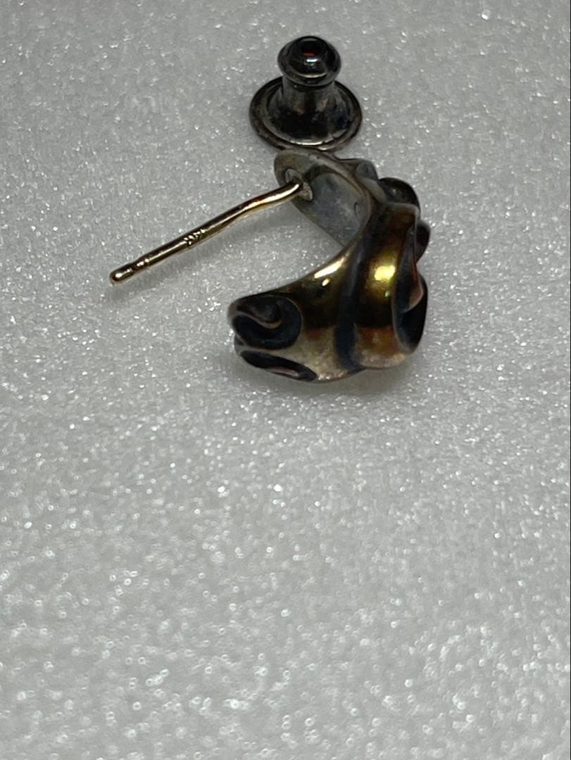 ア*シ様 クロムハーツ　ピアス　カーブドティアドロップピアス　イヤリング　水