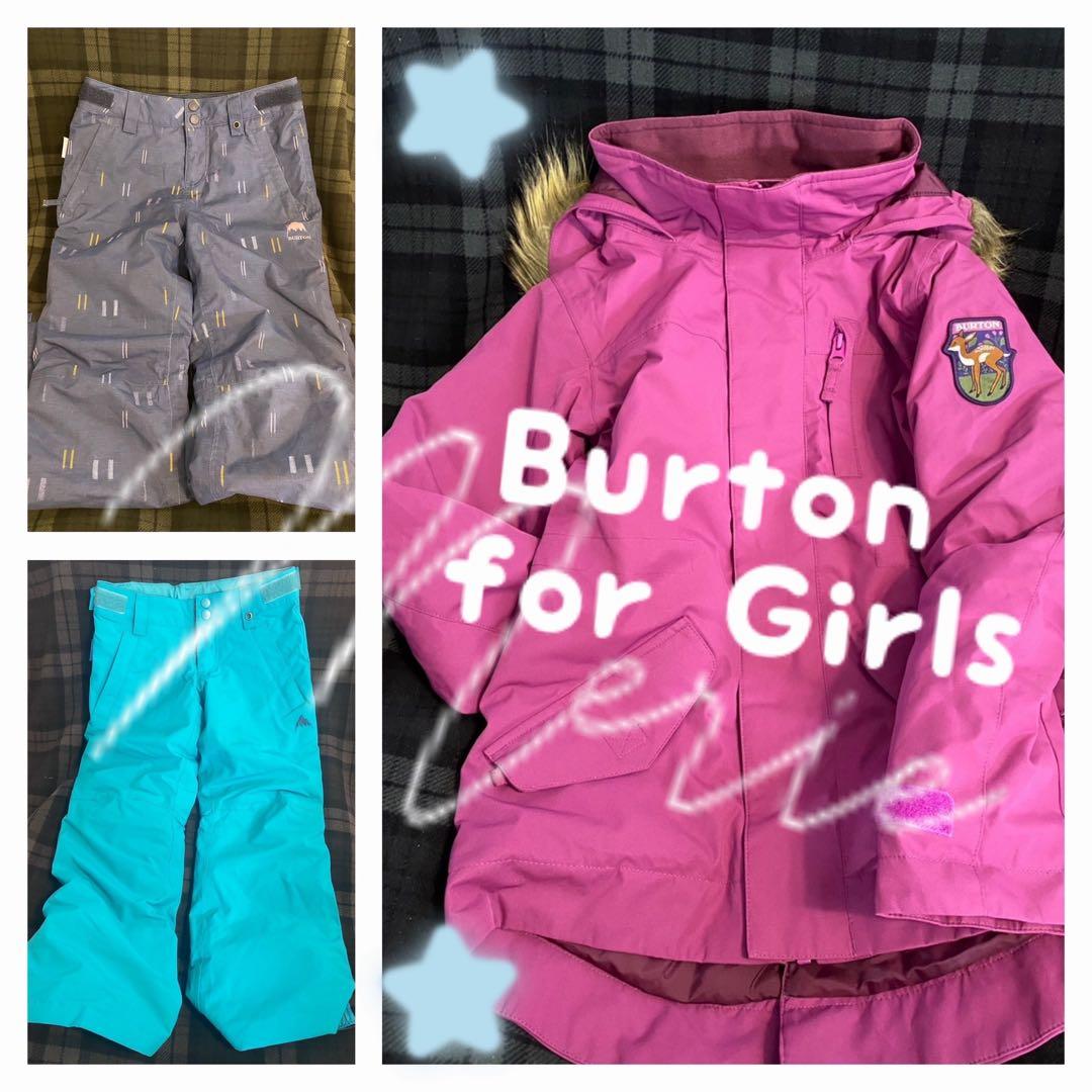 【中古】Burtonスノーウエアfor Girls120-140