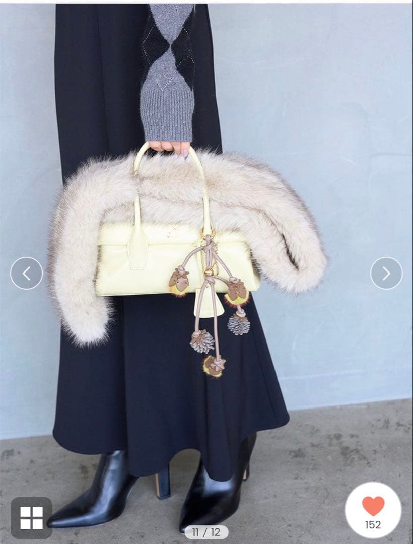 完売色♥️新作新品✨ SNIDEL スナイデル ファーティペット✨ IVR