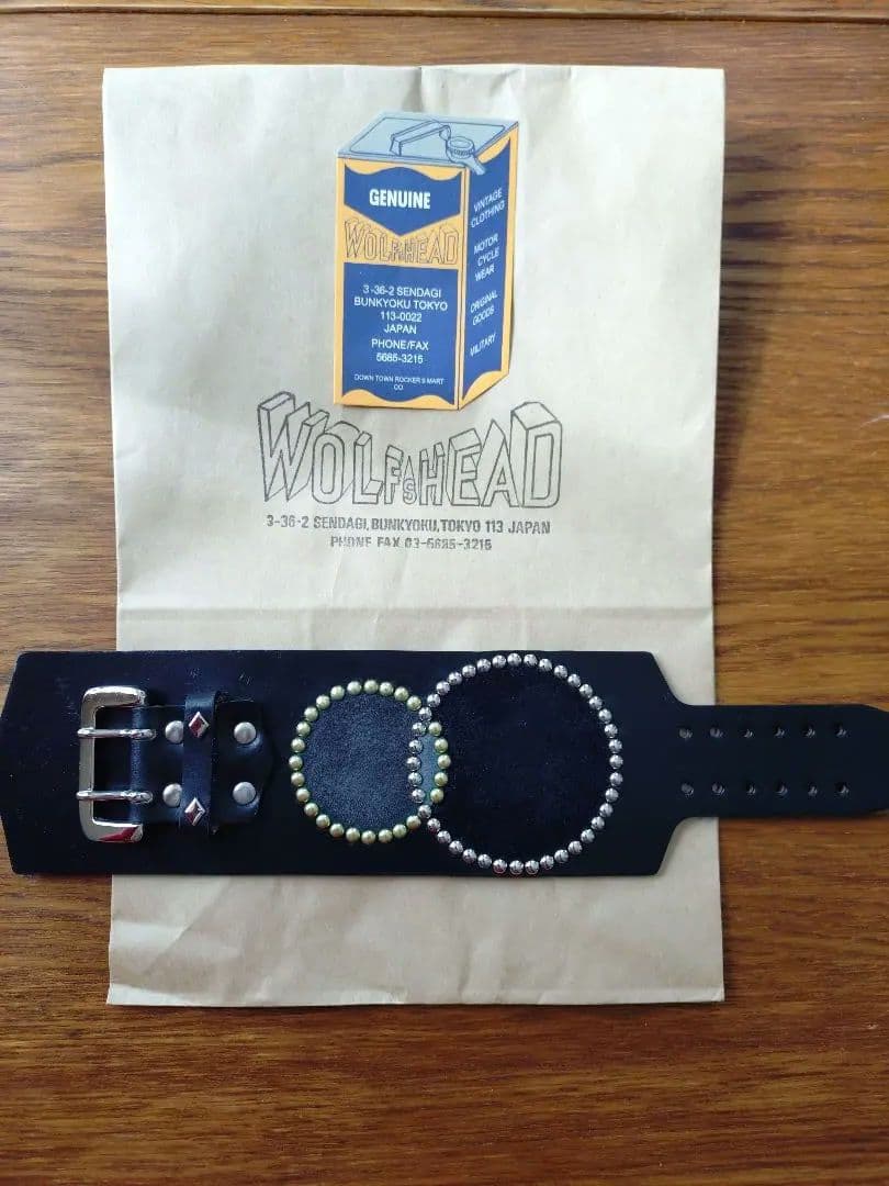 WOLF'S HEADウルフズヘッド70mm サークル ブレス木村拓哉キムタク