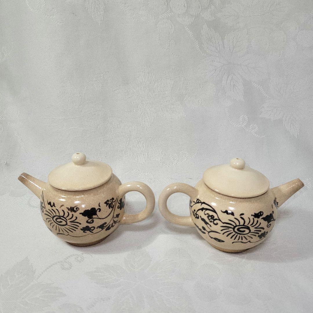 三浦　竹軒　造　急須2個セット