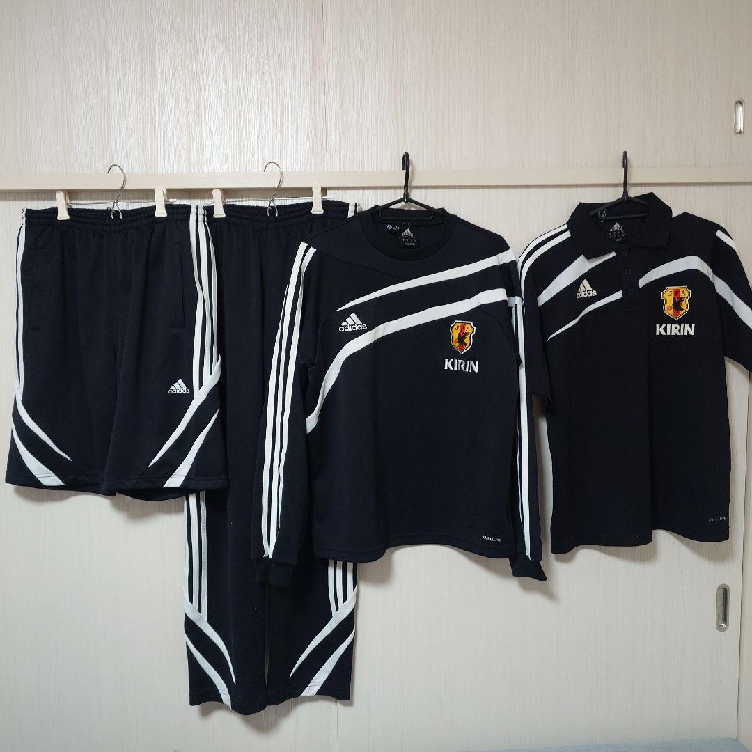 日本代表 2008年頃 ジャージ上下＋ポロシャツ＋ハーフパンツ4点セット