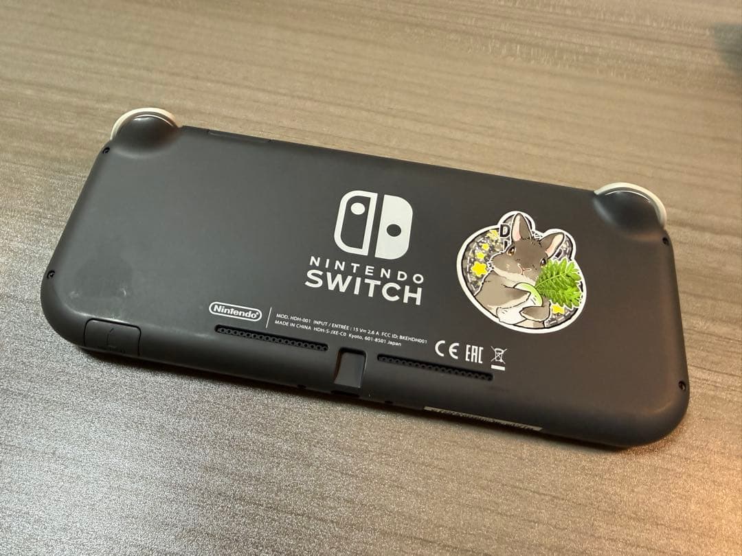 Nintendo Switch Lite グレー 本体　ケース付(どうぶつの森)