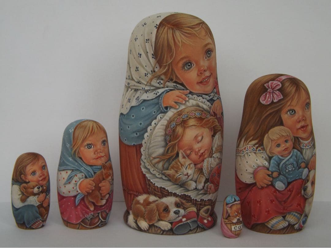 雑貨☆マトリョーシカ5P『Caring Children』エレナ最新作