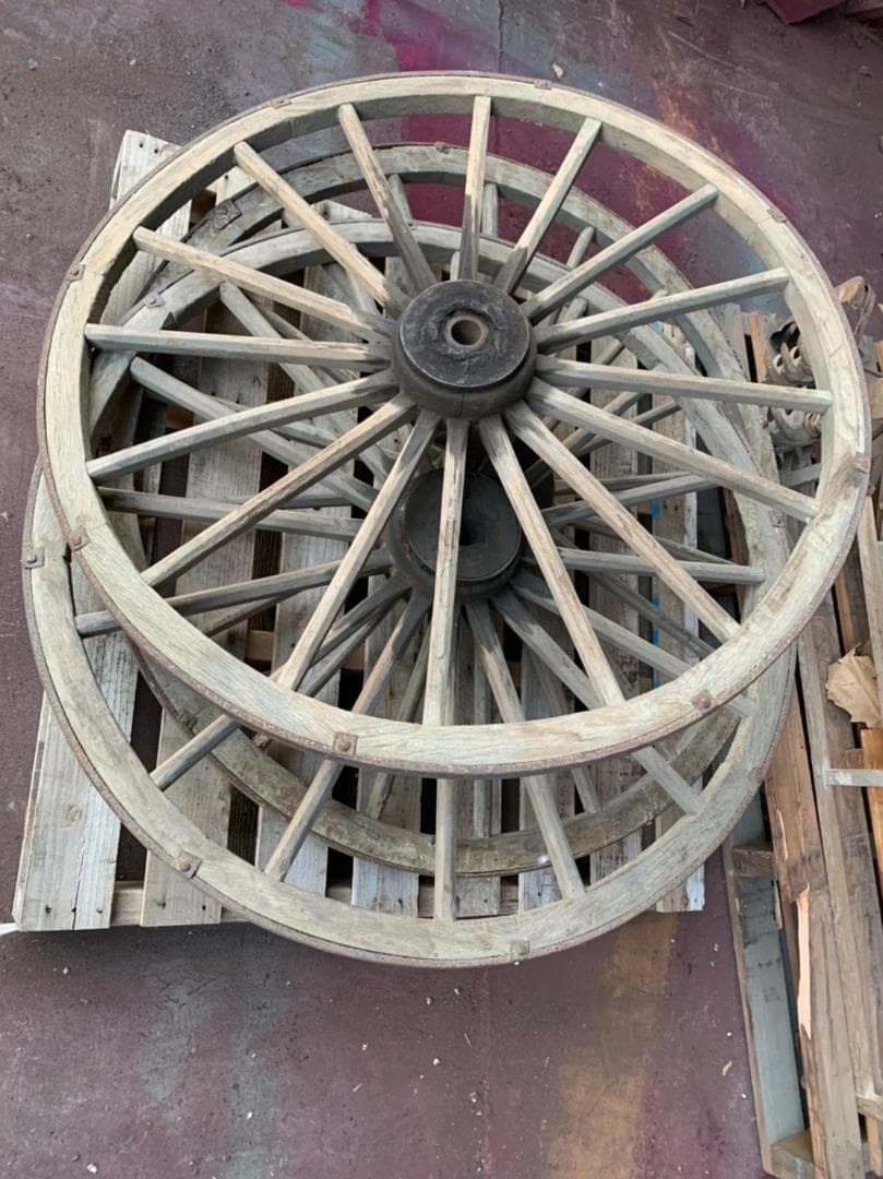 馬車の車輪、荷車(１車輪）